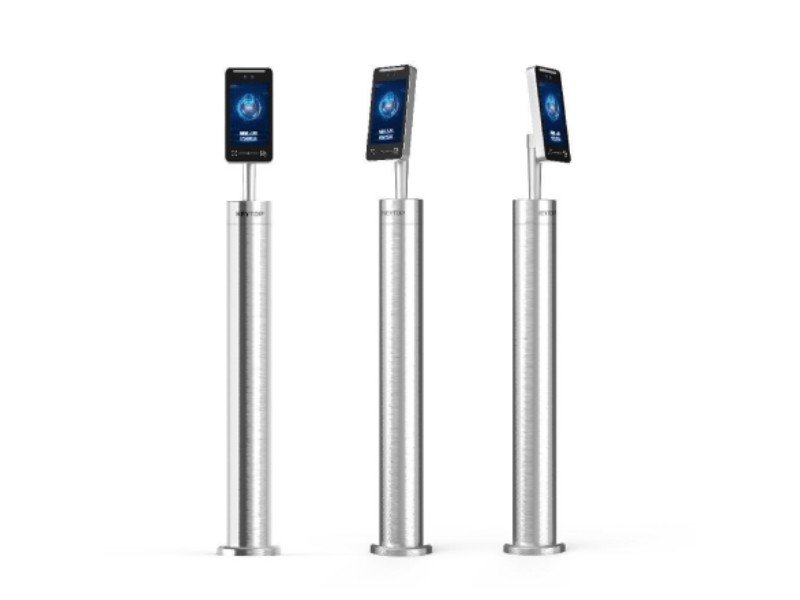 科拓人脸识别机立柱（智能门禁系统、人行道闸门禁配套设备）