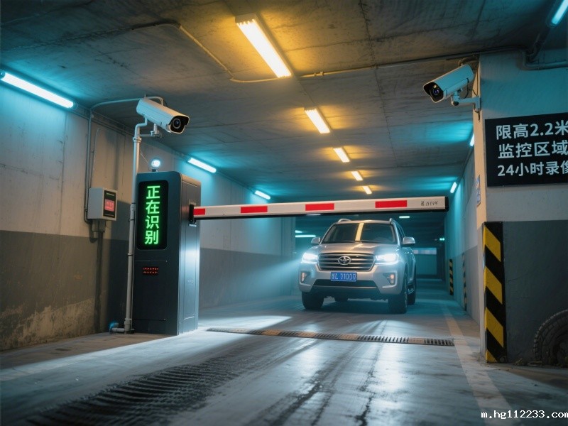 停车场监控道闸（车牌识别、视频监控车辆出入管控设备）